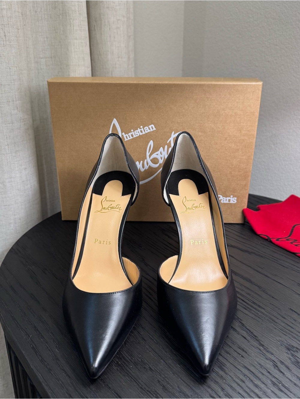 Christian Louboutin Iriza 85 Pumps Nappa Black 41 - Picture 2 of 9
